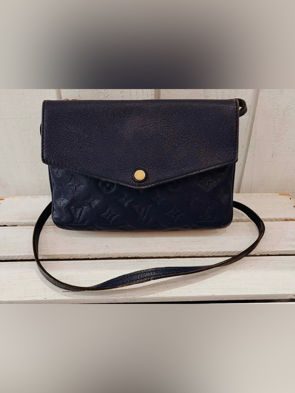 Louis Vuitton Monogram Empreinte Twice Bag